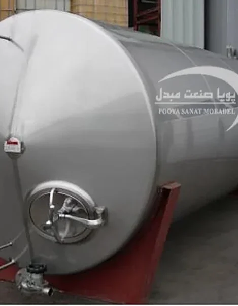 مخزن استیل تک جداره ۱۵۰۰۰ لیتری