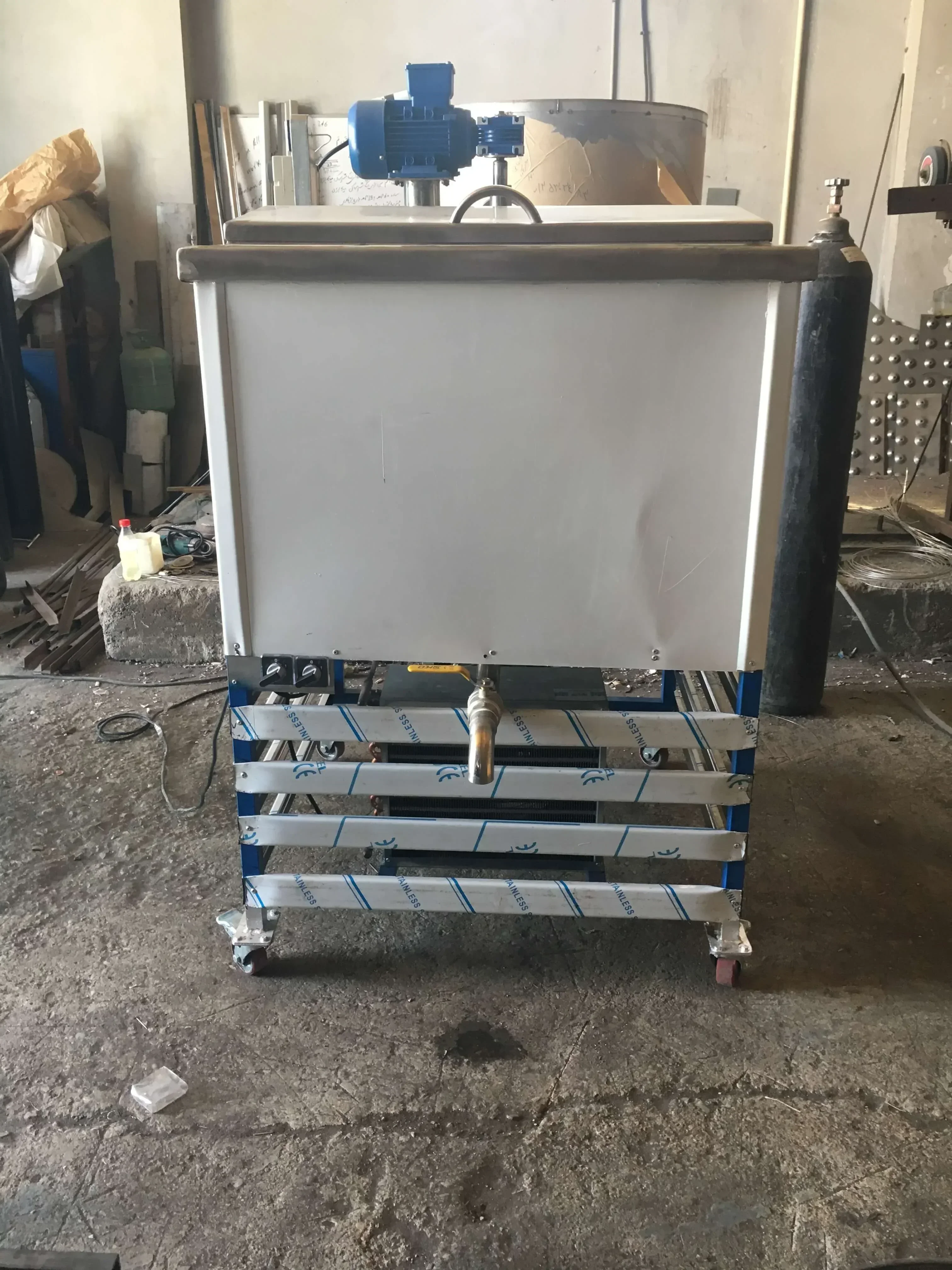 مشخصات کامل دستگاه شیر سرد کن لبنیاتی