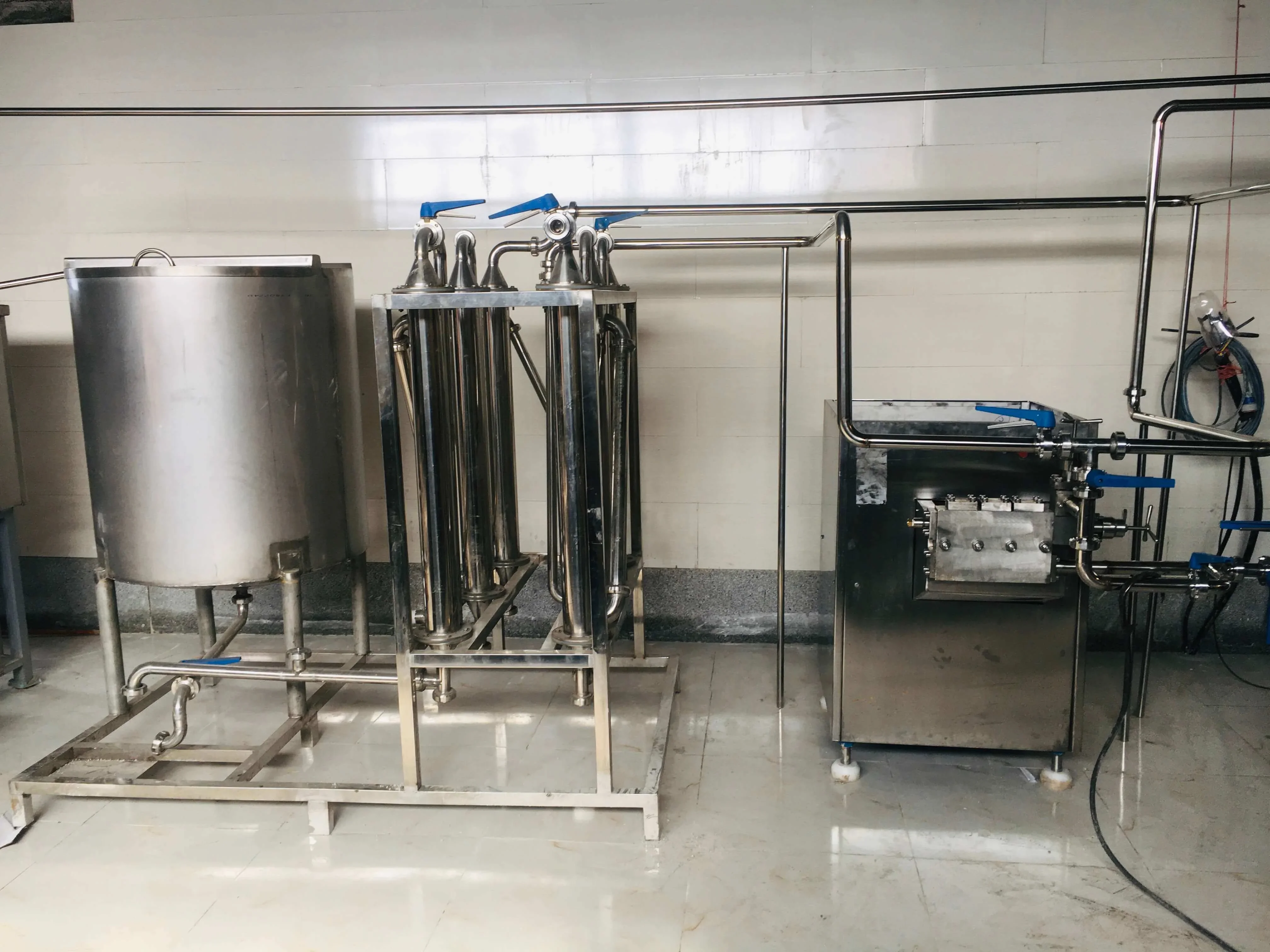 انواع دستگاه هموژنایزر شیر