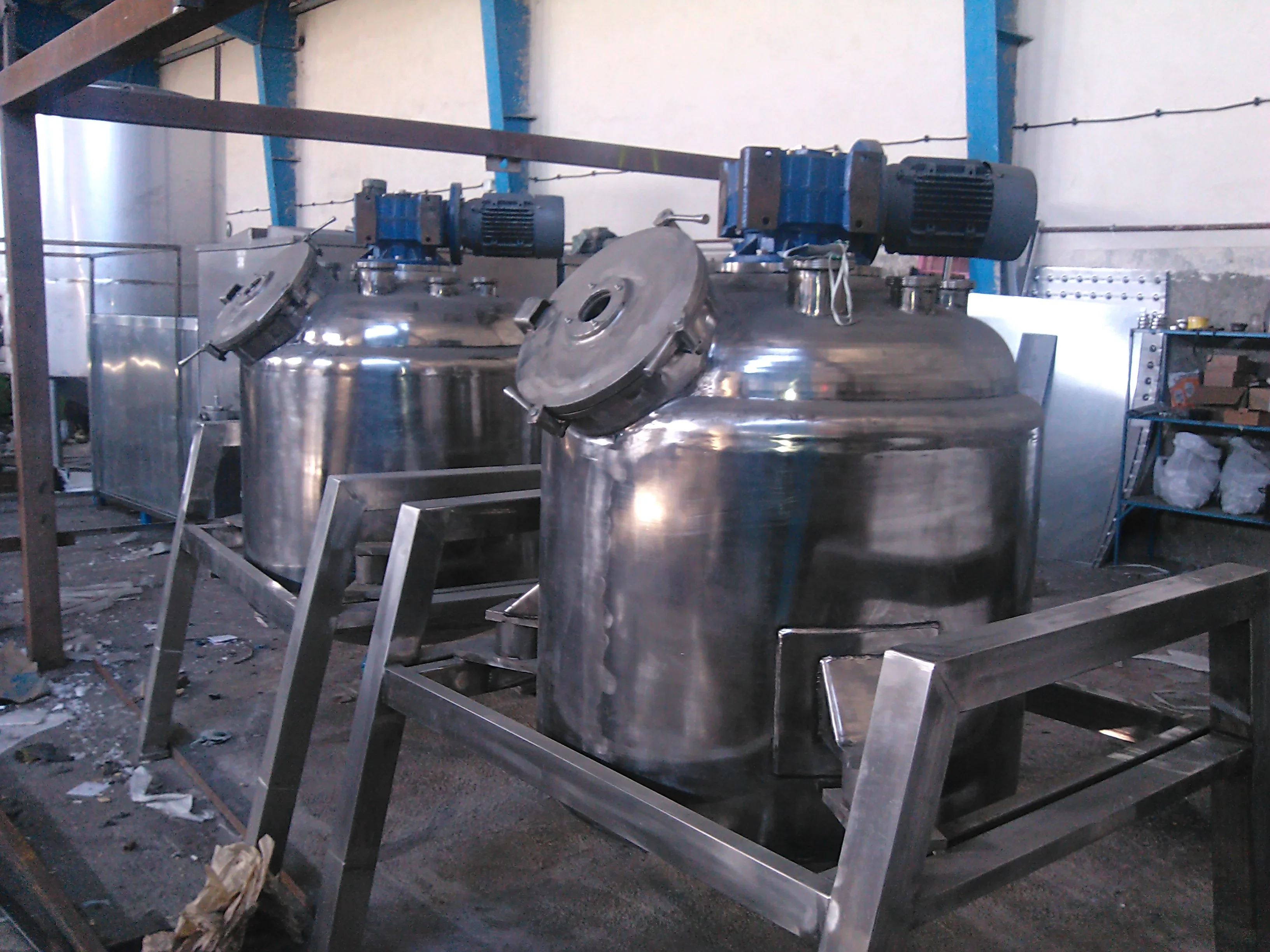 راکتور استیل سه جداره