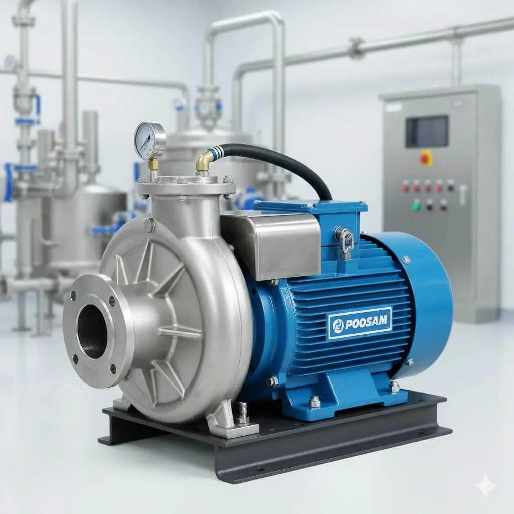 پمپ استیل سانتریفیوژ گوه صنعتی پوصام