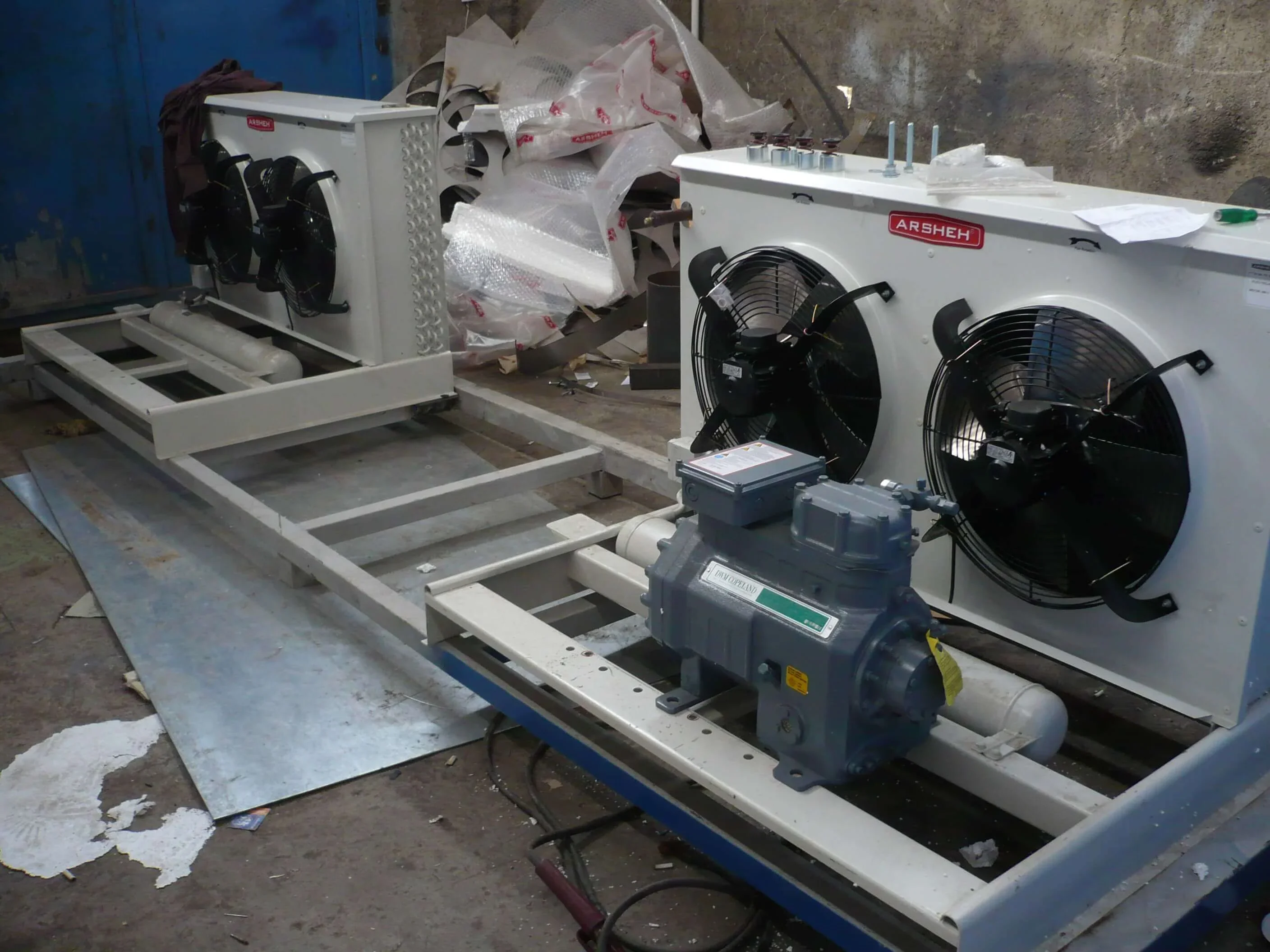 قطعات خنک کننده دستگاه آیس بانک