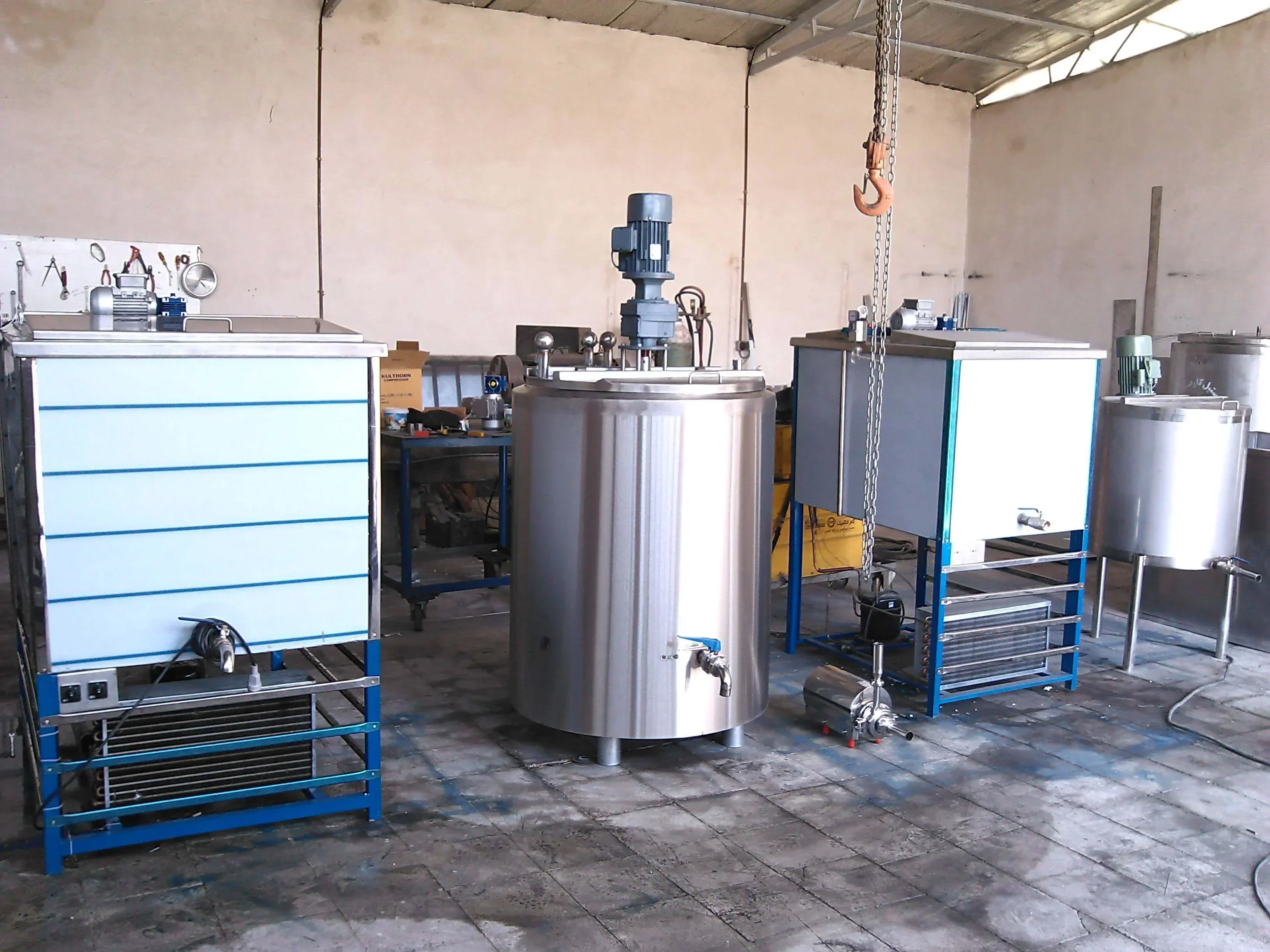 خط تولید ماست بندی